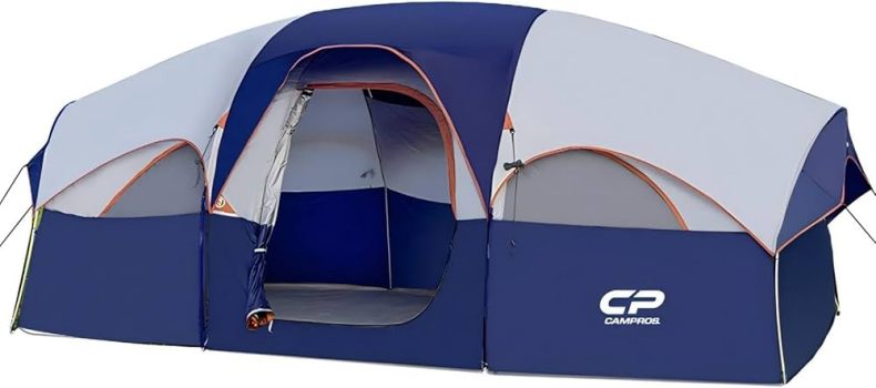 CAMPROS 8-Person Camping Tent