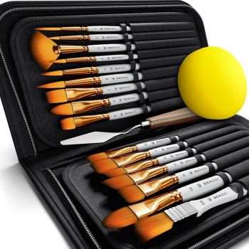 Benicci Professional Artist Paint Brush Set