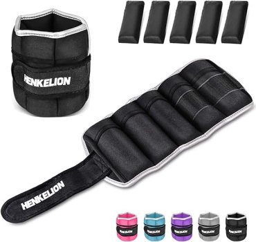 Henkelion Adjustable Ankle Weights