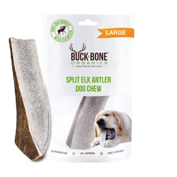 Buck Bone Organics Split Elk Antler Dog Chew