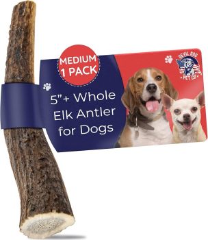Devil Dog Pet Co Whole Elk Antler Dog Chew