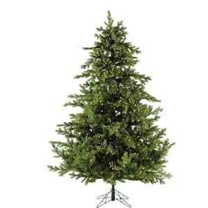 Fraser Hill Farm 7.5-ft. Pre-Lit Snowy Pine Christmas Tree