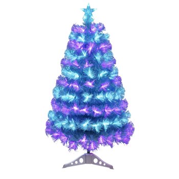 Holiday Time Pre-Lit Fiber Optic Artificial Christmas Tree