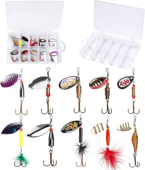 PLUSINNO Spinnerbait Lure Kit