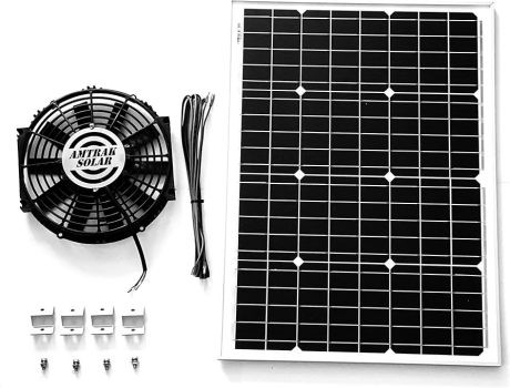 Amtrak Solar 50-Watt Fan