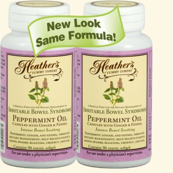 Heather's Tummy Care Peppermint Oil Capsules