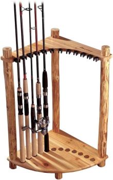 Rush Creek Creations Corner Floor Cue Rack