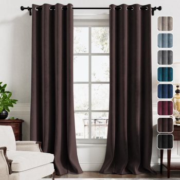 H.VERSAILTEX Blackout Velvet Curtains