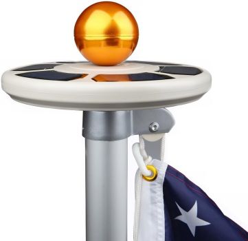 Sunnytech Solar Flag Pole Light