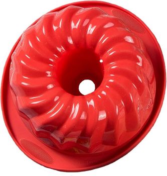 Silivo Silicone Fluted Tube Cake Pan