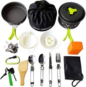 MalloMe Camping Cookware Mess Kit