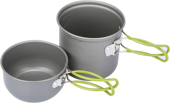 G4Free 13pcs Camping Cookware Set