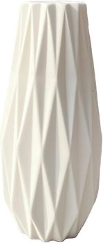 Rivet Modern White Ceramic Vase