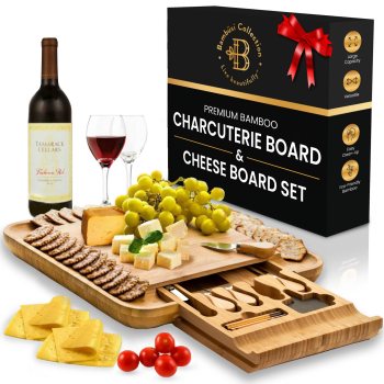 Bambüsi Bamboo Cheese Board Set
