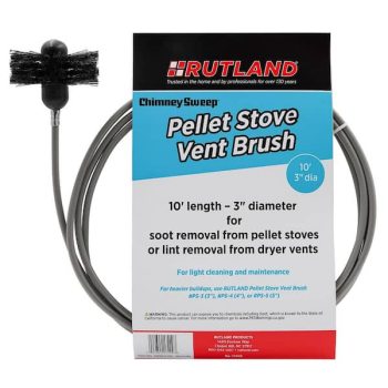 Rutland Products Heavy-Duty Professional Grade Wire Chimney Brush