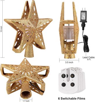 Brightown LED Rotating Tree Topper