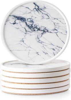 Lifver Ceramic Absorbent Coasters