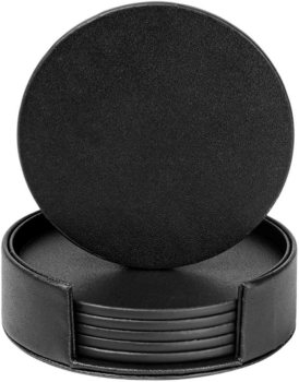Ultimate Hostess Leather Coaster Set
