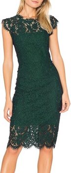 MEROKEETY Sequin Cocktail Midi Dress