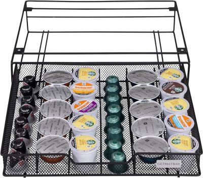 Coffee Keepers Under Cabinet Coffee Pod Holder