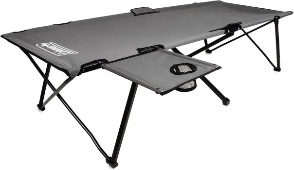 Coleman Camping Cot with Side Table