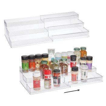 SimpleHouseware Adjustable Spice Rack