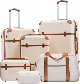 Coolife Polycarbonate Luggage Set