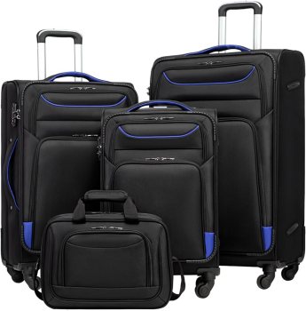 Coolife Softshell Spinner Luggage