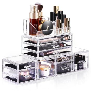 DreamGenius Makeup Organizer 4-Piece Set