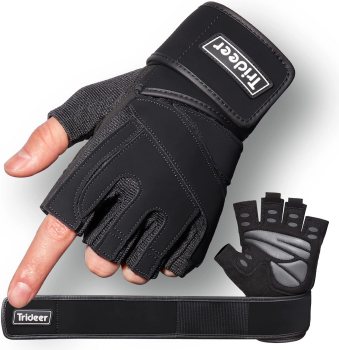 Trideer Padded Weight Lifting Gloves