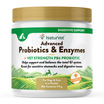 NaturVet Digestive Enzymes Plus Probiotics