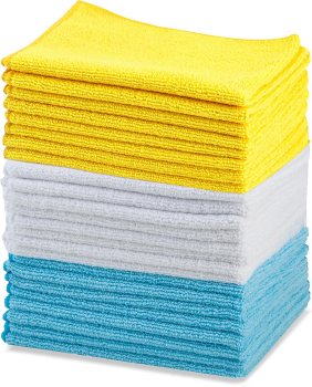 AmazonBasics Microfiber Cleaning Cloths