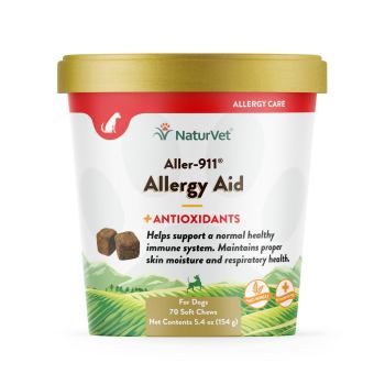 NaturVet Aller-911 Allergy Aid Plus Antioxidants