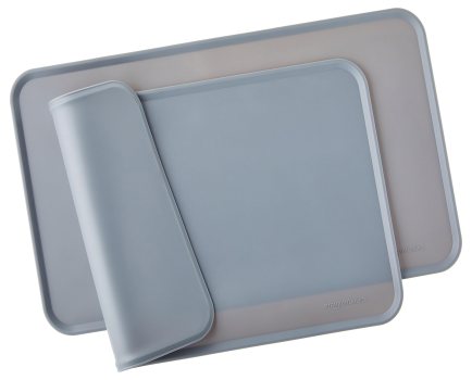AmazonBasics Silicone Waterproof Pet Food Mat