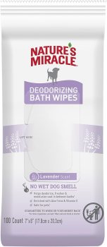 Nature's Miracle Pet Bath Wipes