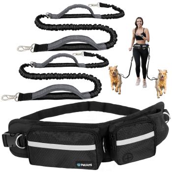 LANNEY Hands Free Dog Leash with Dual Handles