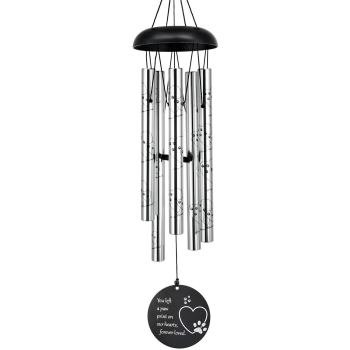 Carson Home Accents Paw Print Wind Chime