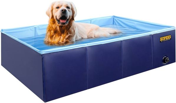 KOPEKS Outdoor Portable Dog Swimming Pool