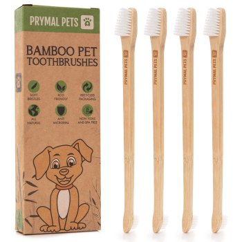 Brush With Bamboo Dog Toothbrush