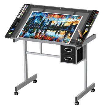 ZENY Adjustable Drawing Desk