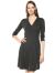 Lark & Ro Women's Cap Sleeve Faux Wrap Dress