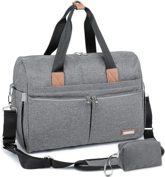 RUVALINO Travel Duffel Diaper Bag