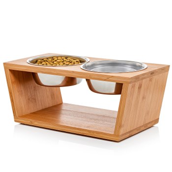 Pawfect Pets Premium Elevated Dog Bowl Stand
