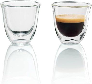 De'Longhi Double-Walled Thermo Espresso Glasses