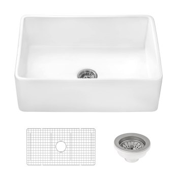 Ruvati Reversible Fireclay Sink