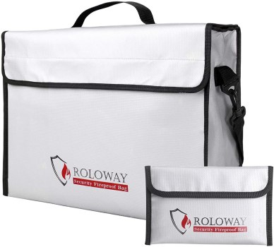 ROLOWAY Large Fireproof Document Bag