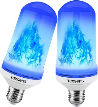 Texsens LED Flame Effect Light Bulb