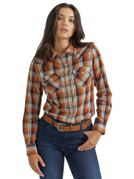 Wrangler Authentics Women's Long Sleeve Flannel