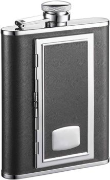 Visol Royce Leather Flask