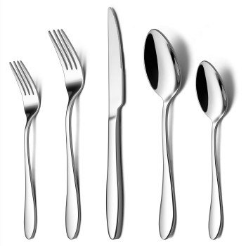 LIANYU 40-Piece Silverware Set